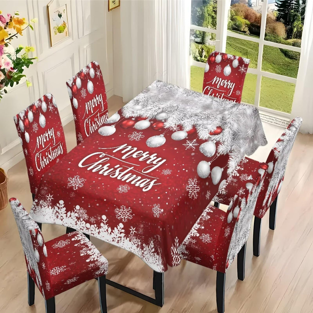 ZDCUSTOM St Patricks Day Table Cloth and Chair Cover Set of 4 Light Green Tablecloths Rectangular Clover Chair Covers for Dining Chairs Stain Resistant Decoration