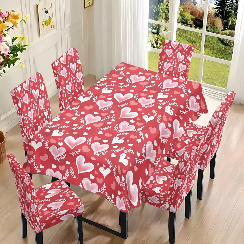 ZDCUSTOM Cozy Dining Chair Covers Tablecloths Rectangular & Table and Chair Covers for Parties Washable Sunflower Dining Room Decor Universal Fit