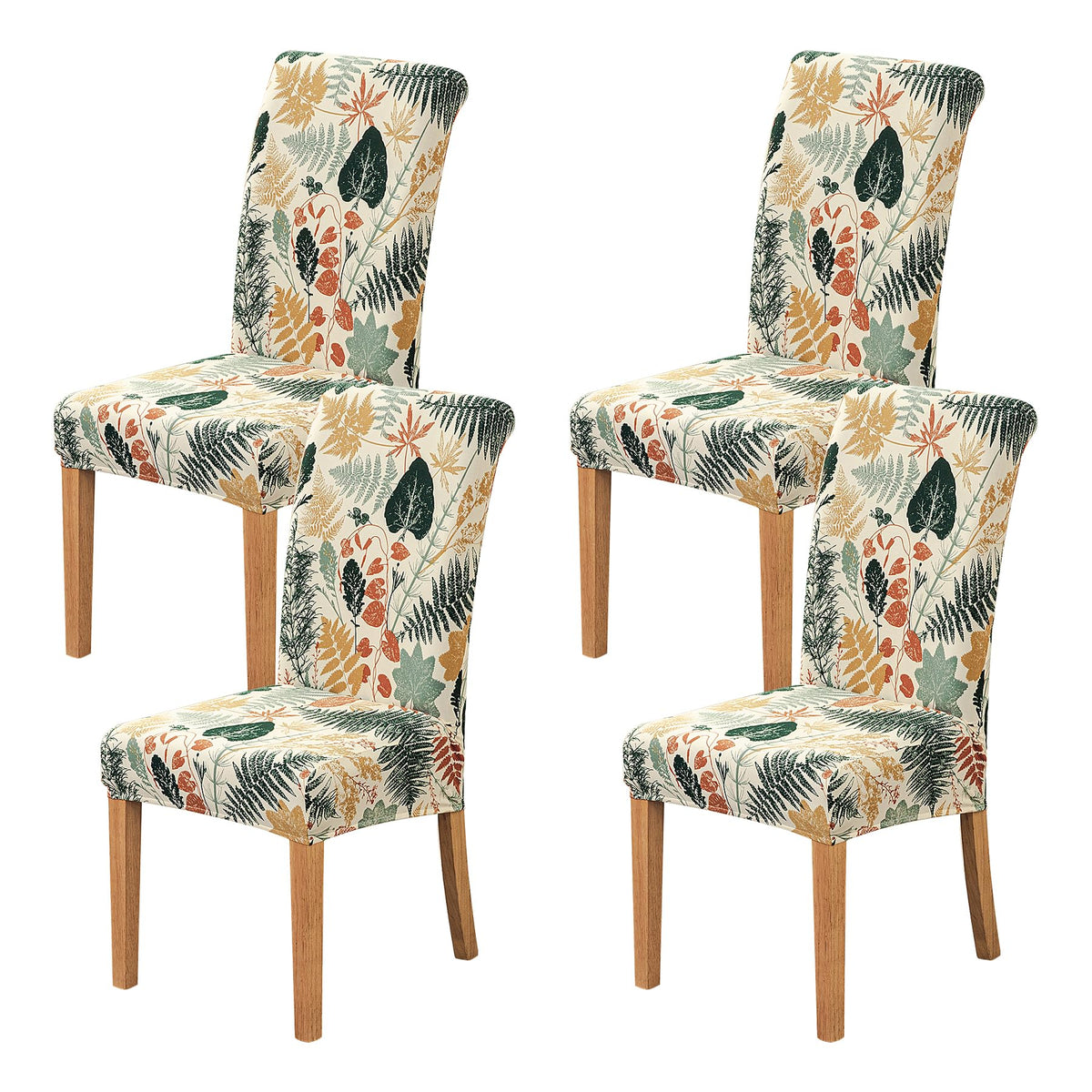 HZDHCLH Dining Chair Covers Set of 4 Stretch Chair Slipcovers Washable