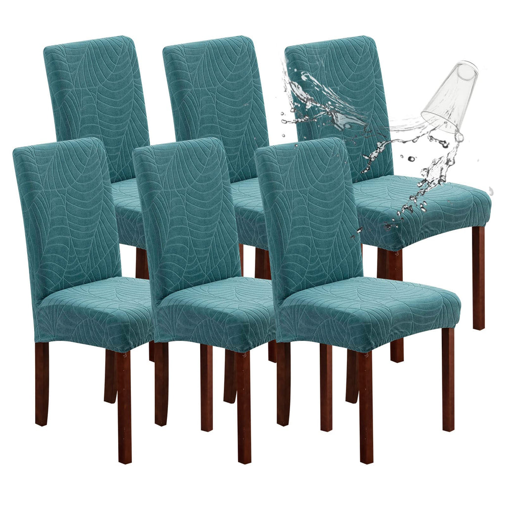 Genina Waterproof Dining Chair Covers Set of 4 Parsons Chair Slipcovers