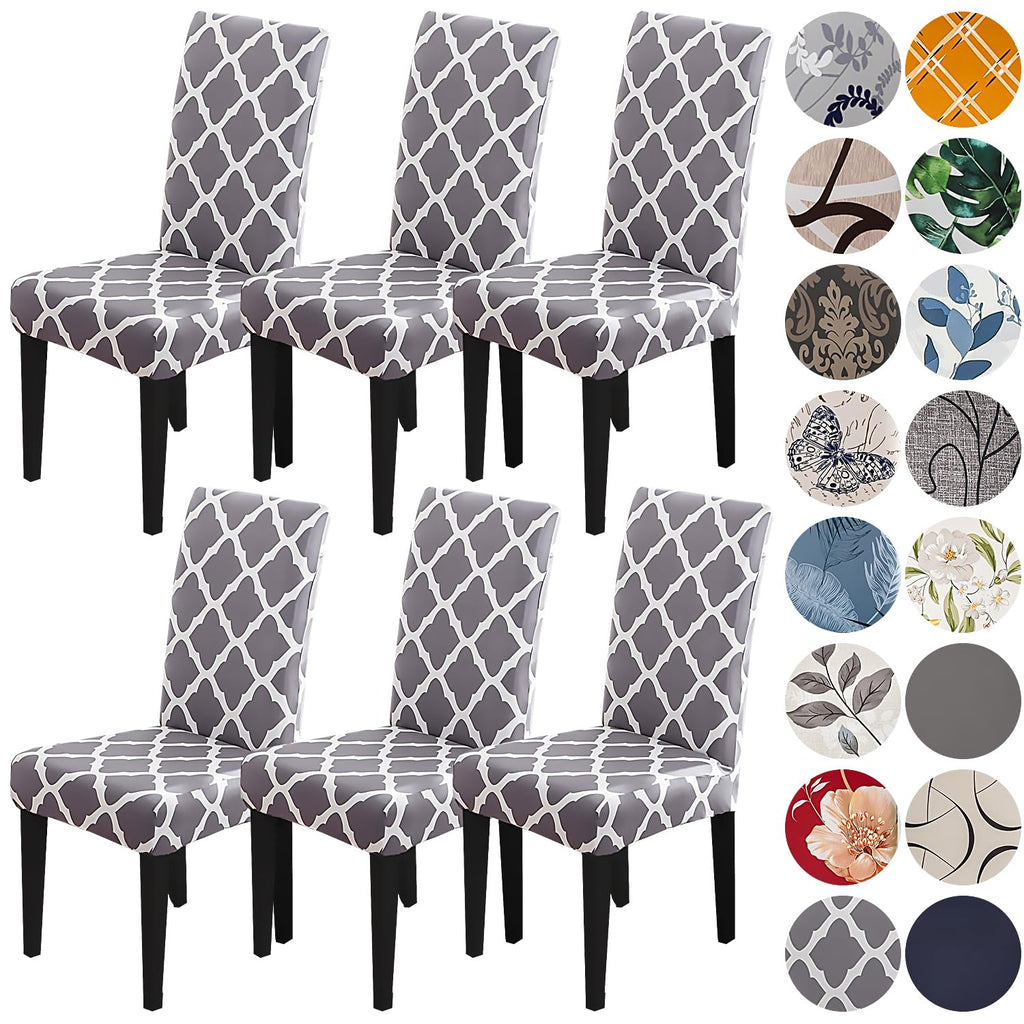HZDHCLH Dining Chair Covers Set of 4 Stretch Chair Slipcovers Washable