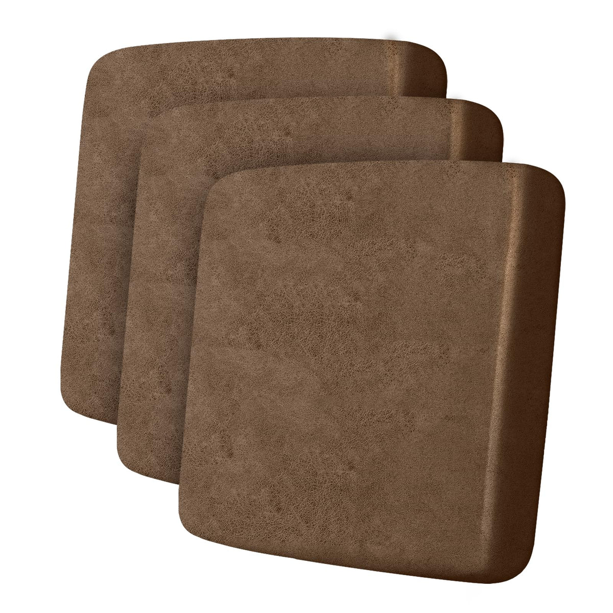 ANARACHON Leather Look Couch Cushion Covers Sofa Seat Slipcovers Sets Couches Furniture Protector for Sectional Armchair Loveseat Pets Kids Stretch Spandex Fabric (2 Cushion Loveseat, Burgundy)