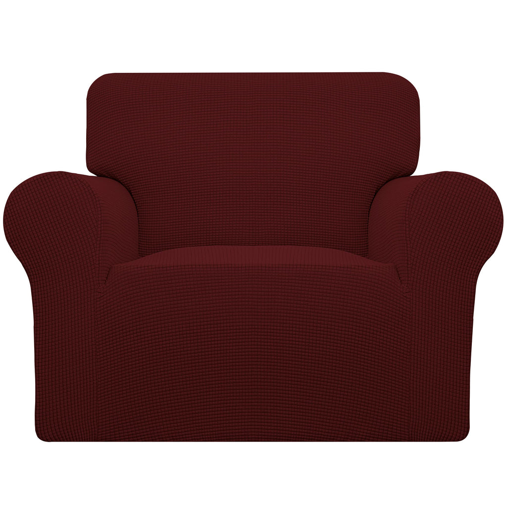 Easy-Going Stretch Loveseat Couch Covers Washable Cream