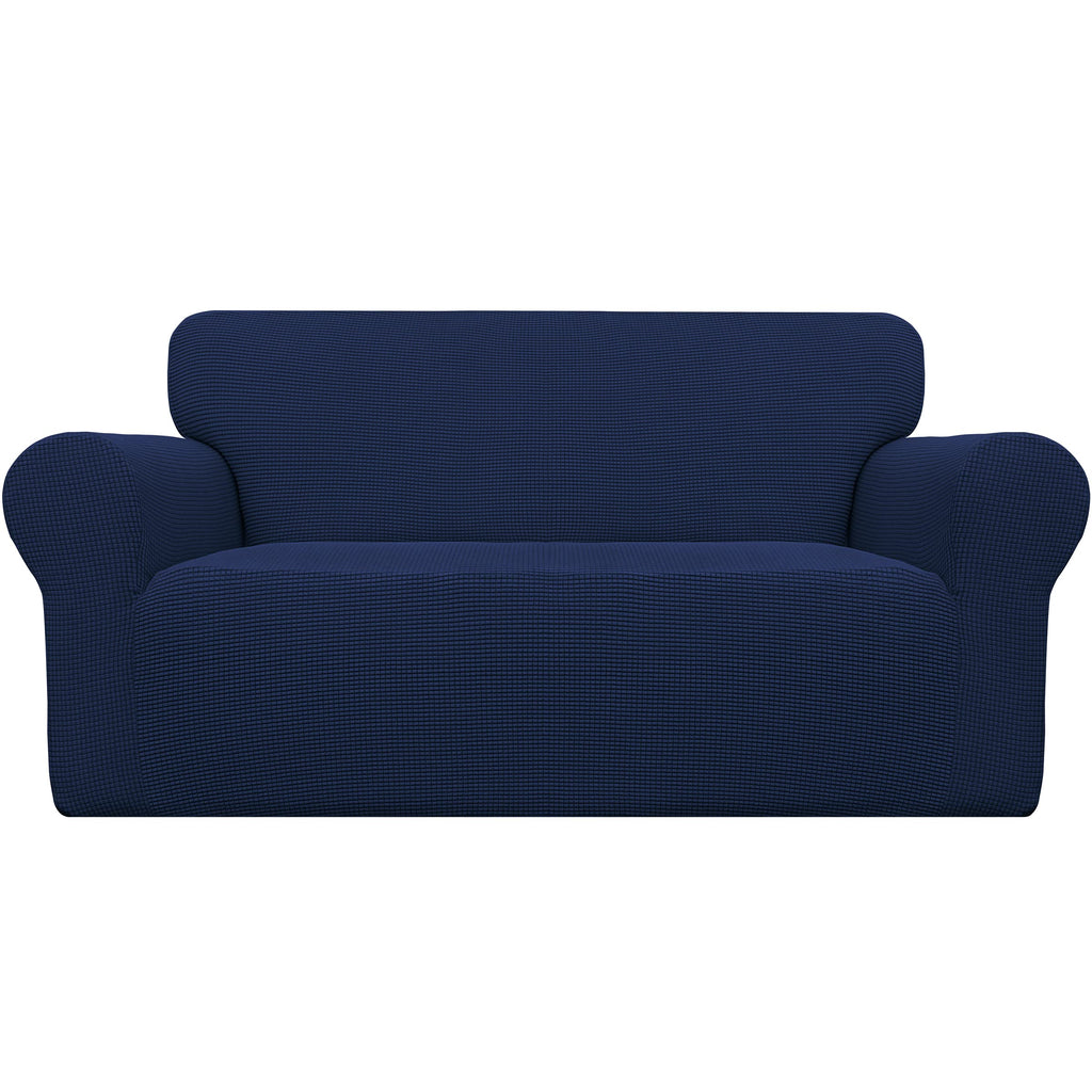 Easy-Going Stretch Loveseat Couch Covers Washable Cream