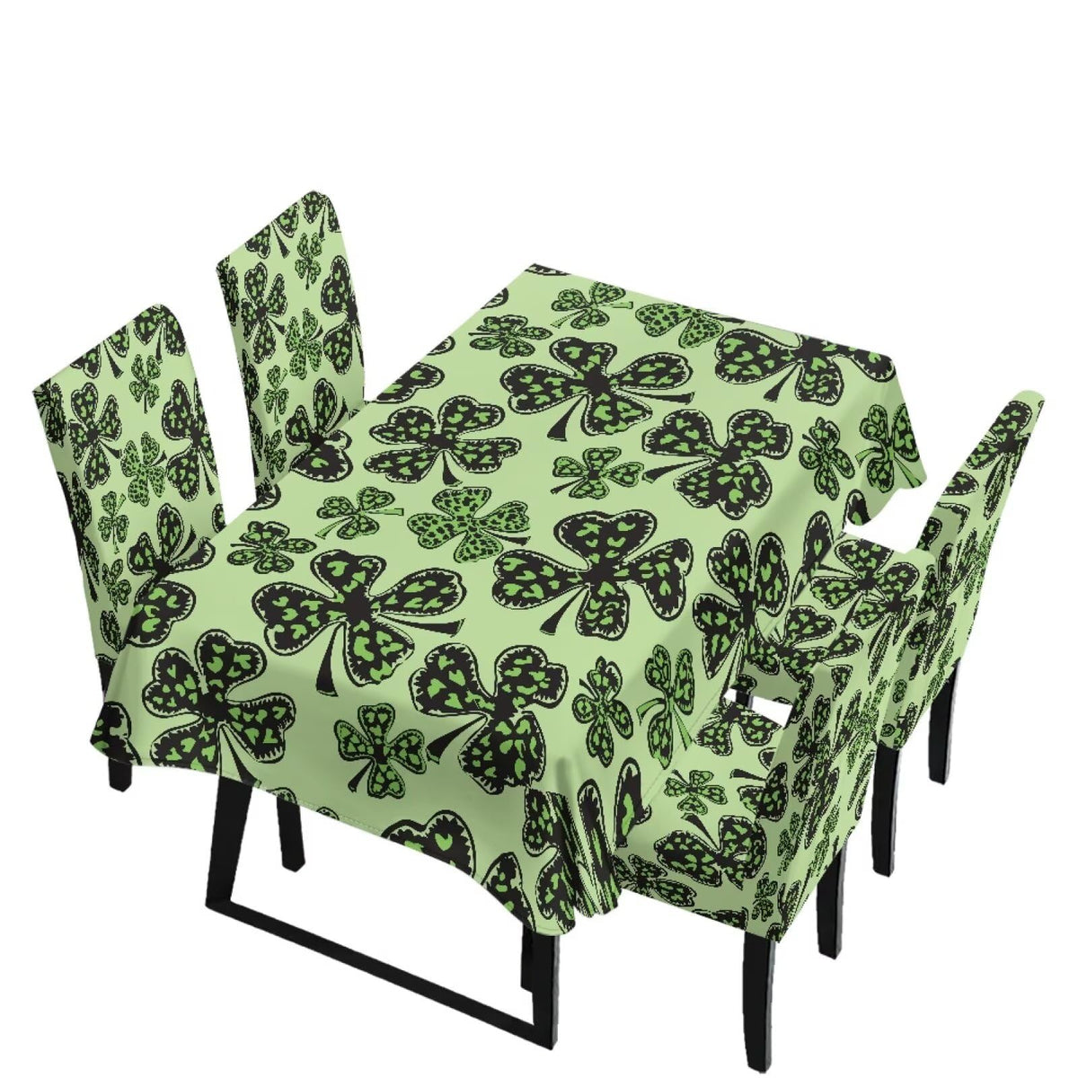 ZDCUSTOM Vintage Table Cloth and Chair Cover Set of 4 Sunflower Tablecloths Rectangular Elegant Chair Covers for Dining Chairs Stain Resistant Decoration
