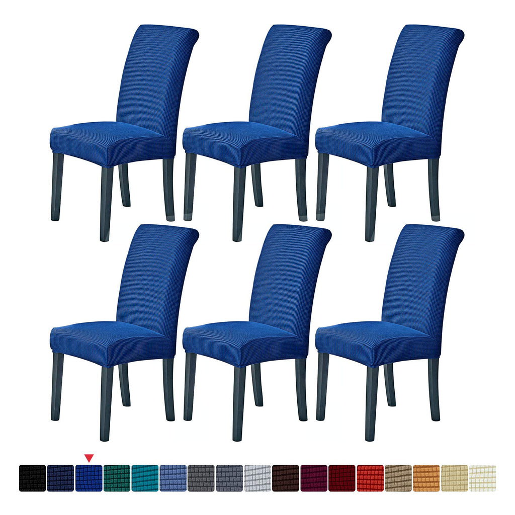 Stretch Chair Covers for Dining Room Set of 4, Removable Washable Dining Room Chair Covers, Dining Chair Slipcovers Seat Protector, Great for Home and Banquet Decor (Pureed Pumpkin, 4 Pack)