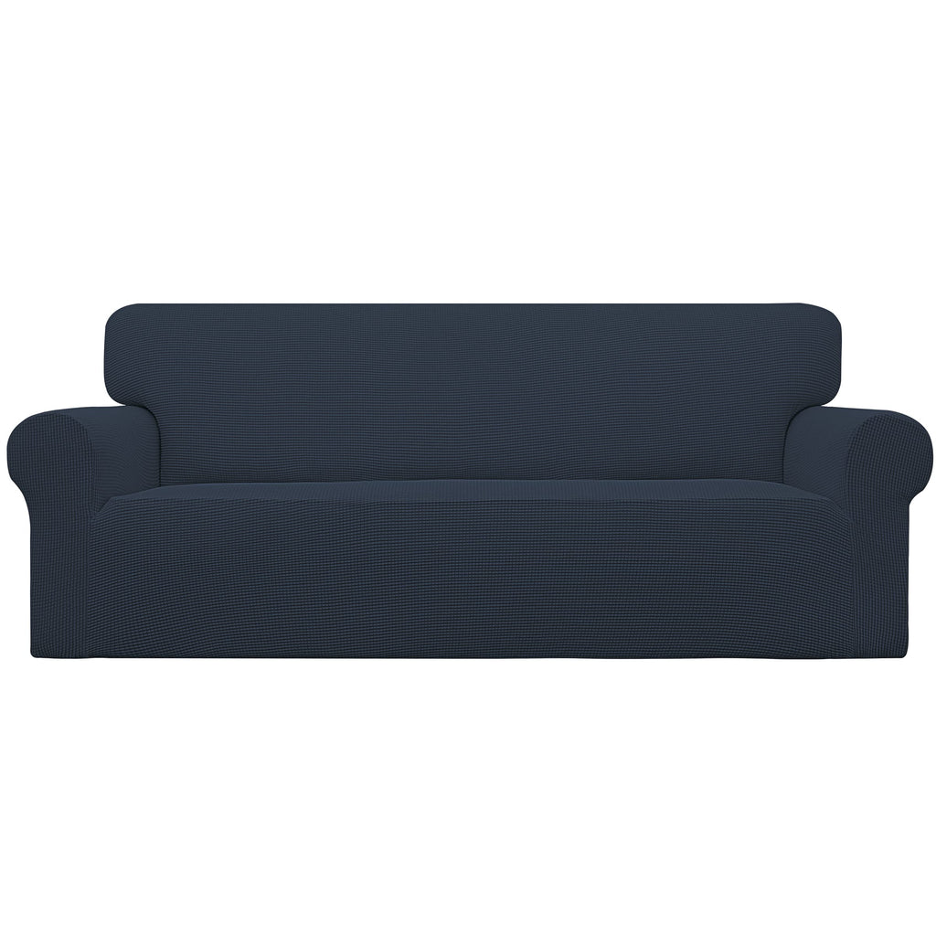 Easy-Going Stretch Loveseat Couch Covers Washable Cream