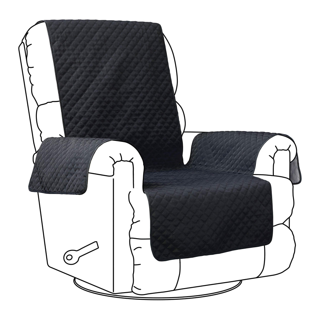 Classic Accessories Cover Bonanza Indoor Loveseat Slipcover, 54 x 21 x 25 inch, Black/Charcoal