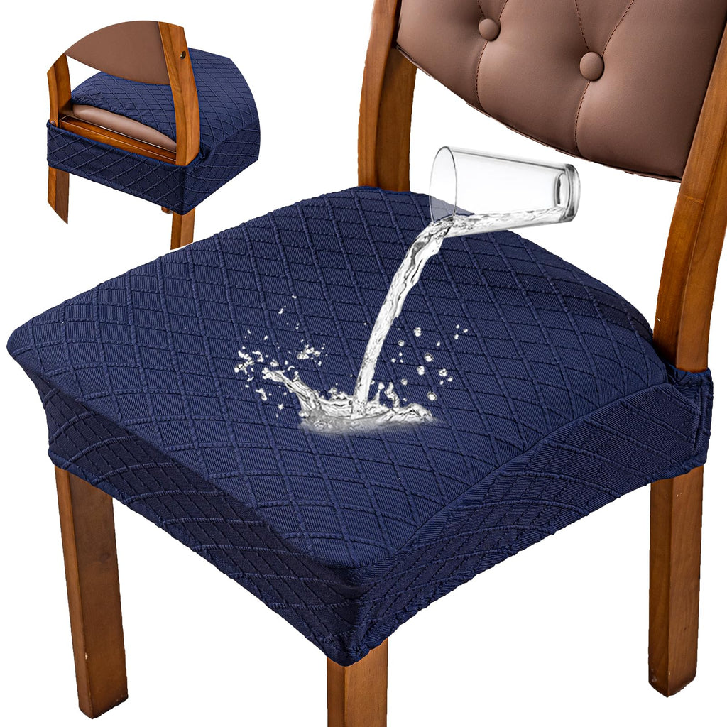 Genina Waterproof Seat Covers for Dining Room Chair Cushion Covers Set of 4