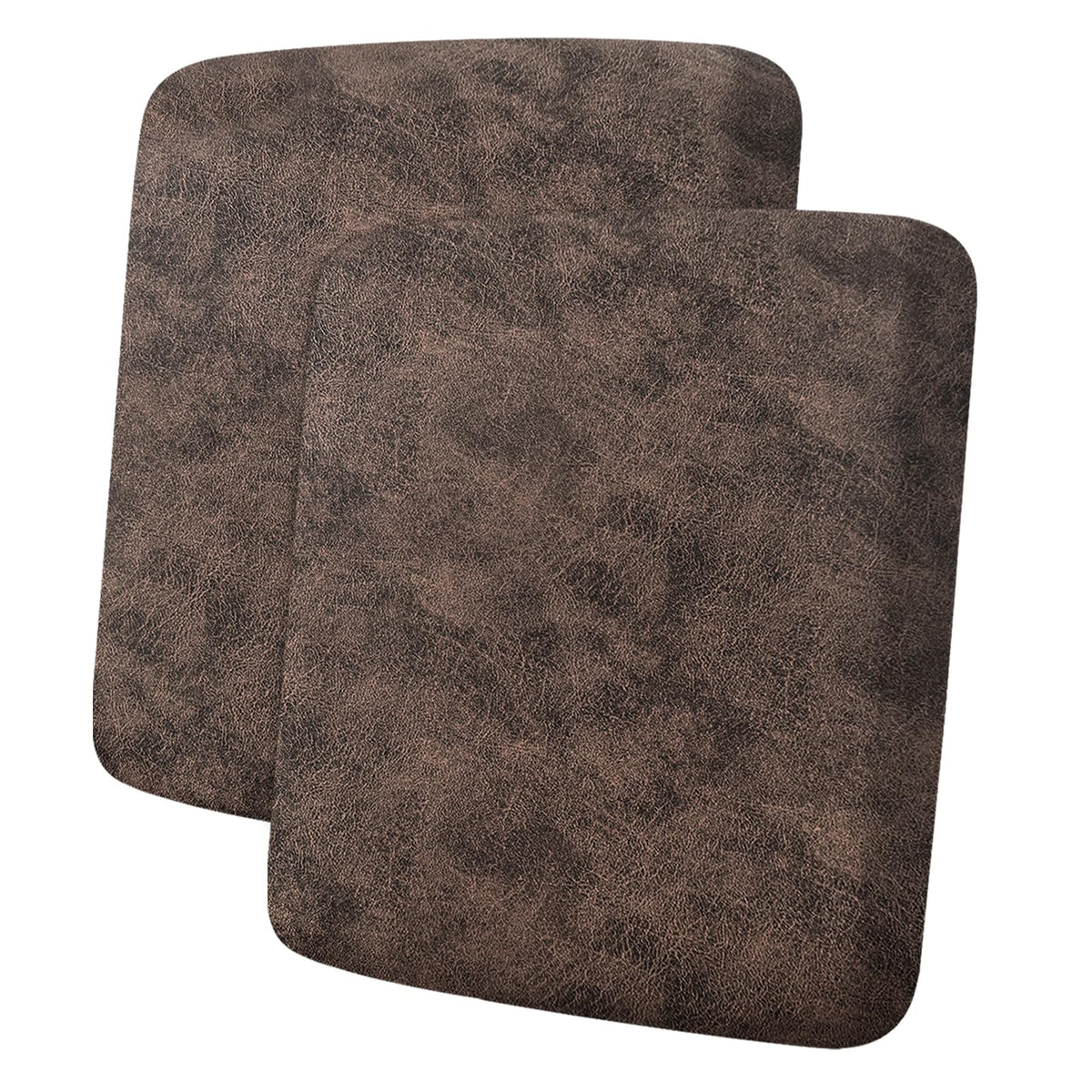 ANARACHON Leather Look Couch Cushion Covers Sofa Seat Slipcovers Sets Couches Furniture Protector for Sectional Armchair Loveseat Pets Kids Stretch Spandex Fabric (2 Cushion Loveseat, Burgundy)