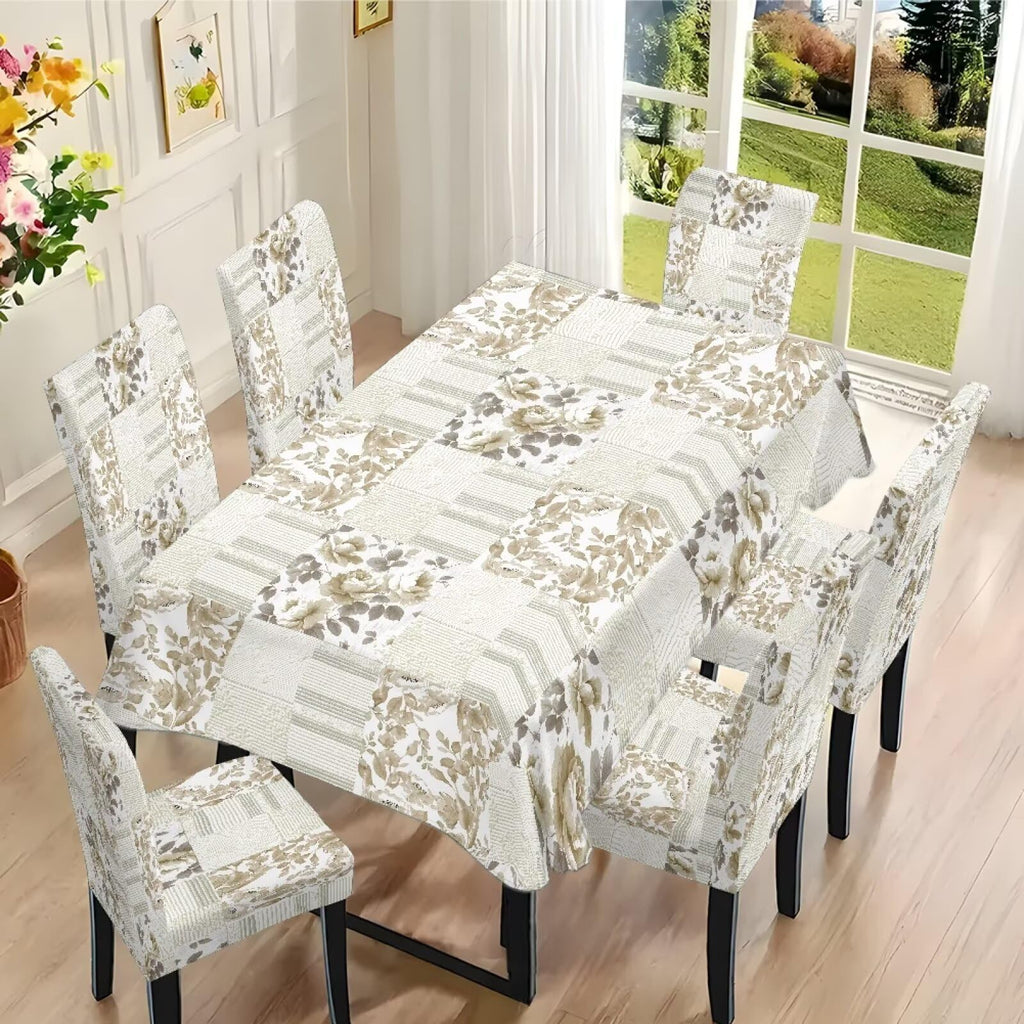 ZDCUSTOM St Patricks Day Table Cloth and Chair Cover Set of 4 Green Tablecloths Rectangular Festive Chair Covers for Dining Chairs St. Patrick’s Day Decoration
