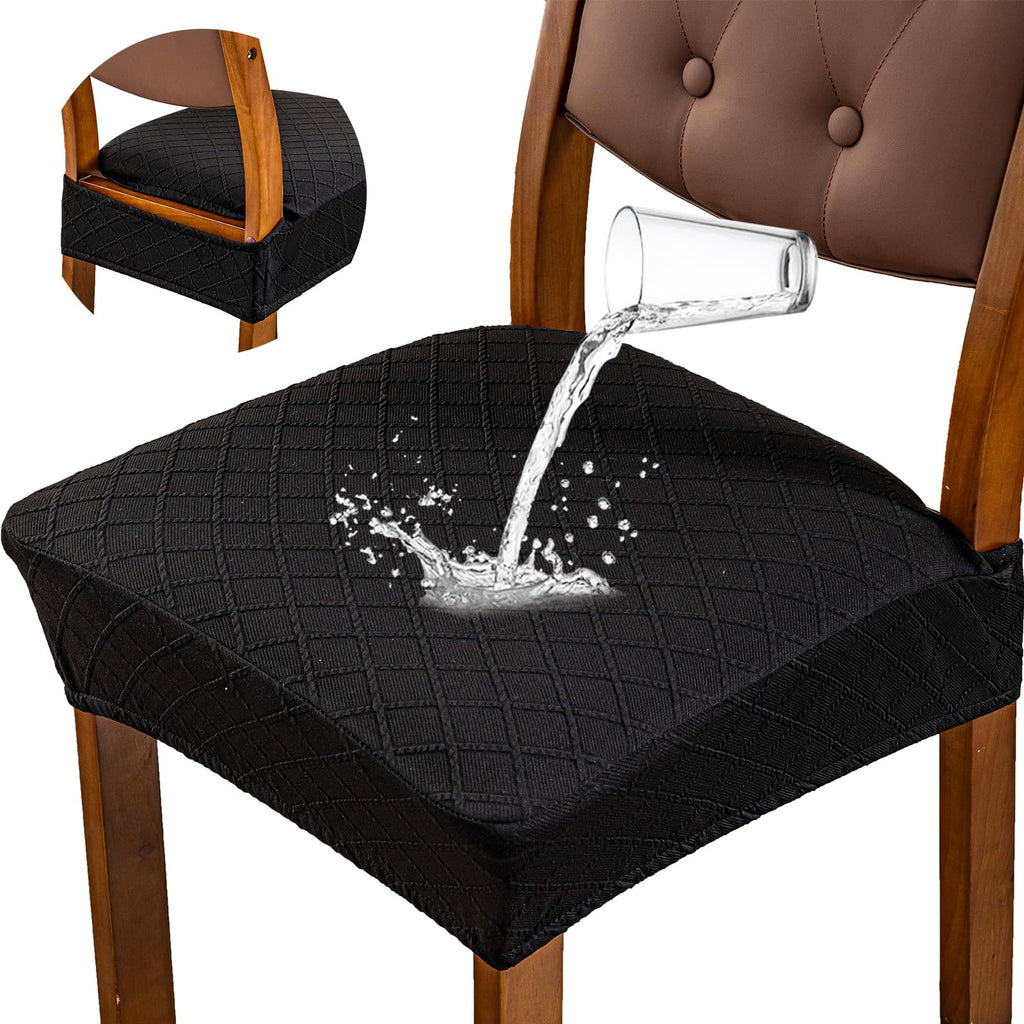 Genina Waterproof Seat Covers for Dining Room Chair Cushion Covers Set of 4