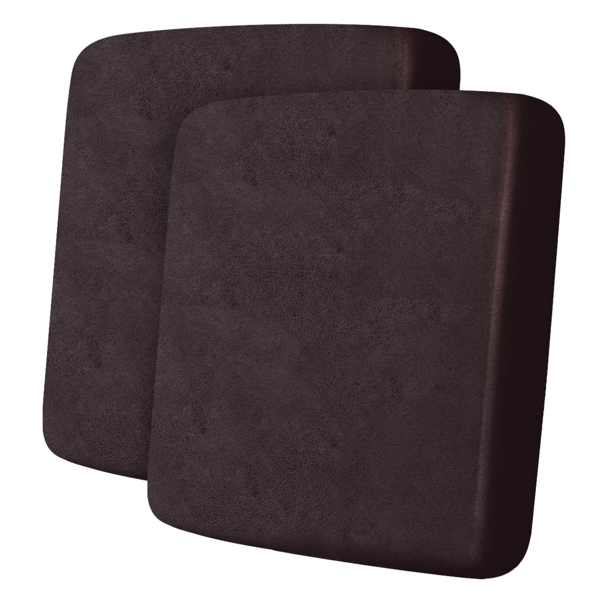 ANARACHON Leather Look Couch Cushion Covers Sofa Seat Slipcovers Sets Couches Furniture Protector for Sectional Armchair Loveseat Pets Kids Stretch Spandex Fabric (2 Cushion Loveseat, Burgundy)