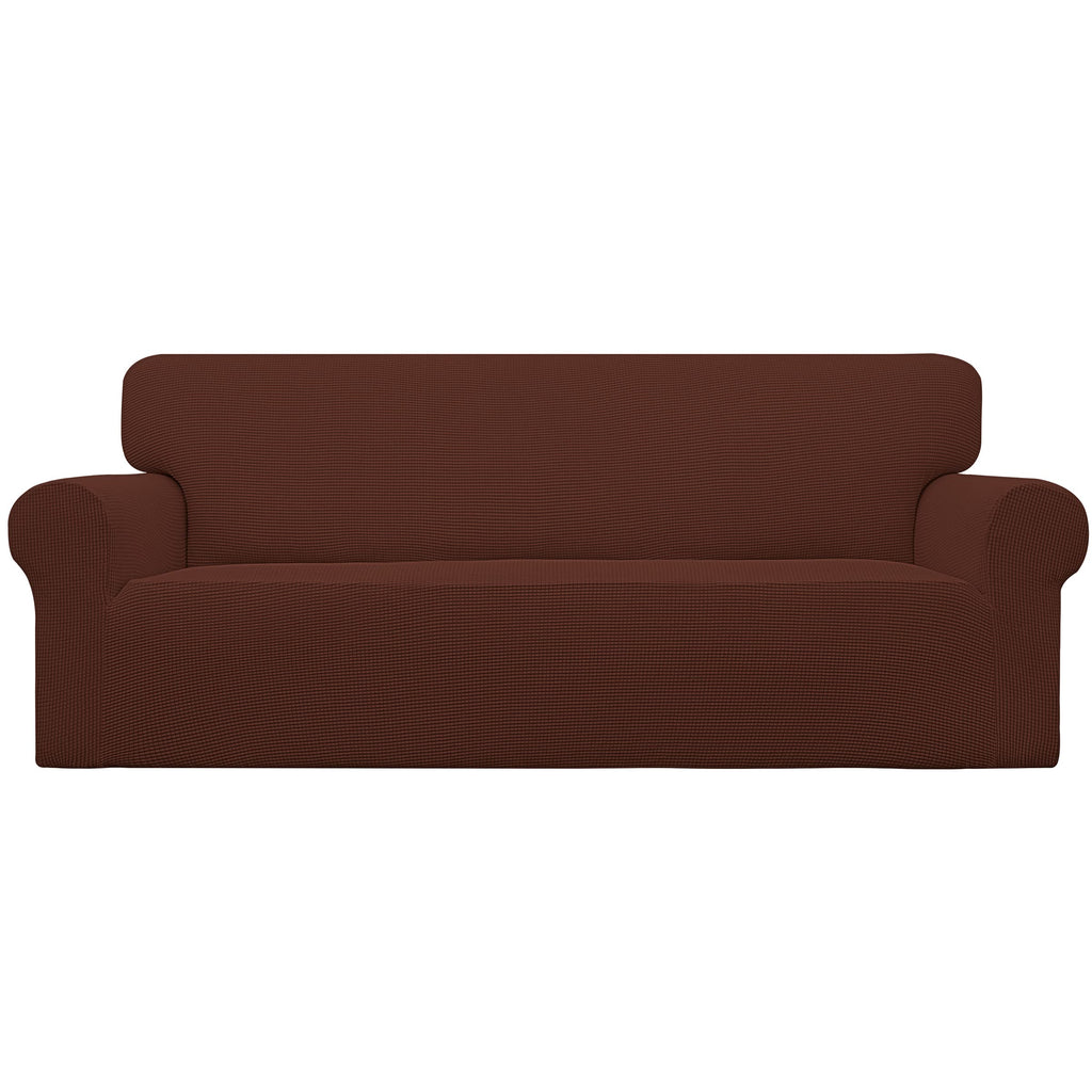 Easy-Going Stretch Loveseat Couch Covers Washable Cream