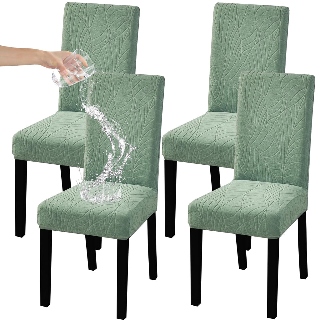 HZDHCLH Dining Chair Covers Set of 4 Stretch Chair Slipcovers Washable