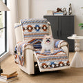 Patchwork Loveseat Covers for 2 Cushion Couch, Soft Quilted Couch Covers, Love Seat Couch Cover Pet Friendly for Sofa Couches, Washable Loveseat Slipcovers (Loveseat 48", Patchwork Red)