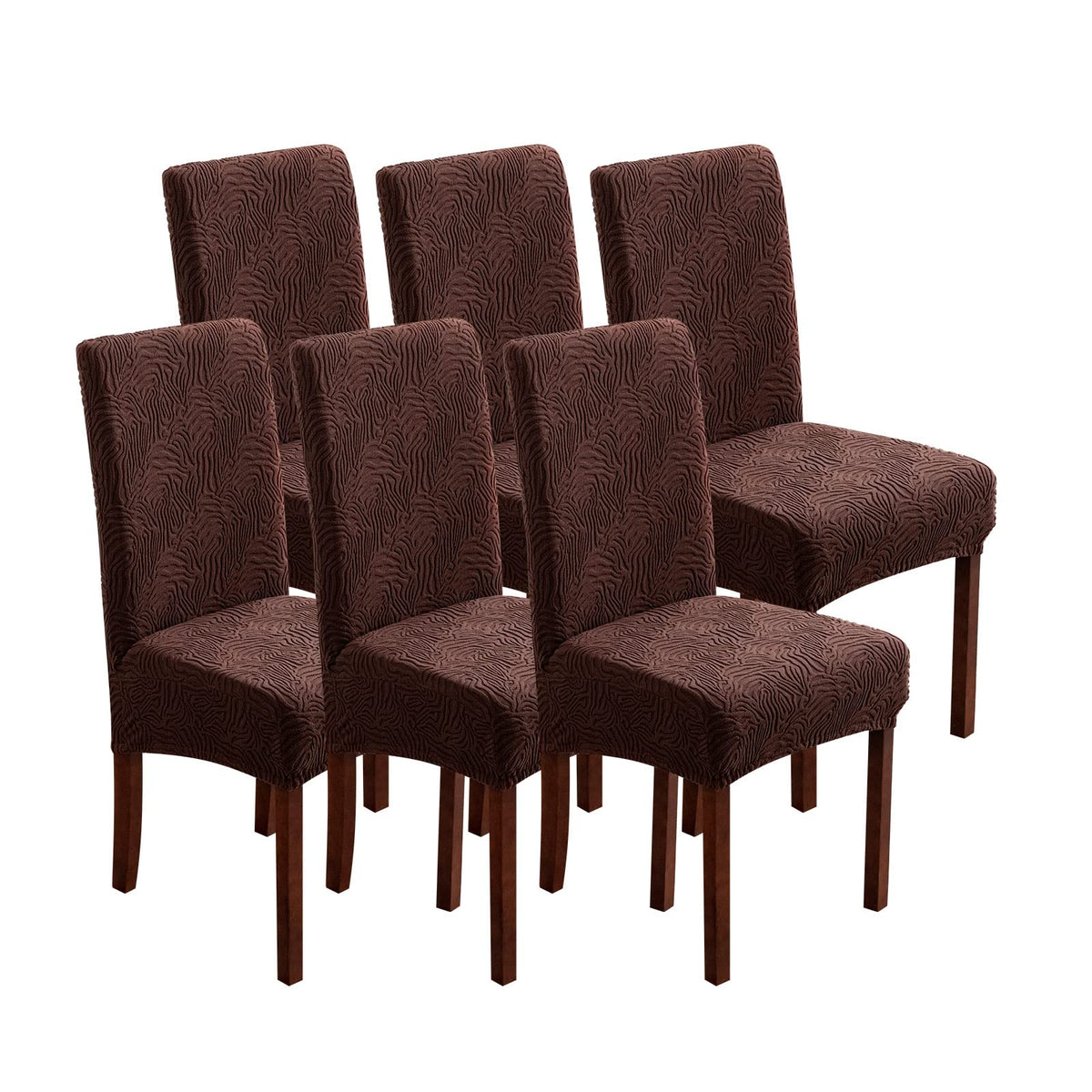 Dining Chair Covers Set of 6, Stretch Parsons Chair Slipcovers