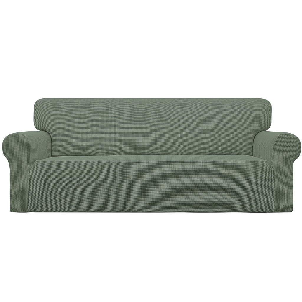 Easy-Going Stretch Loveseat Couch Covers Washable Cream