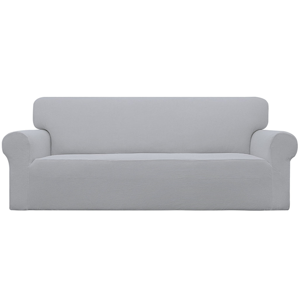 Easy-Going Stretch Loveseat Couch Covers Washable Cream
