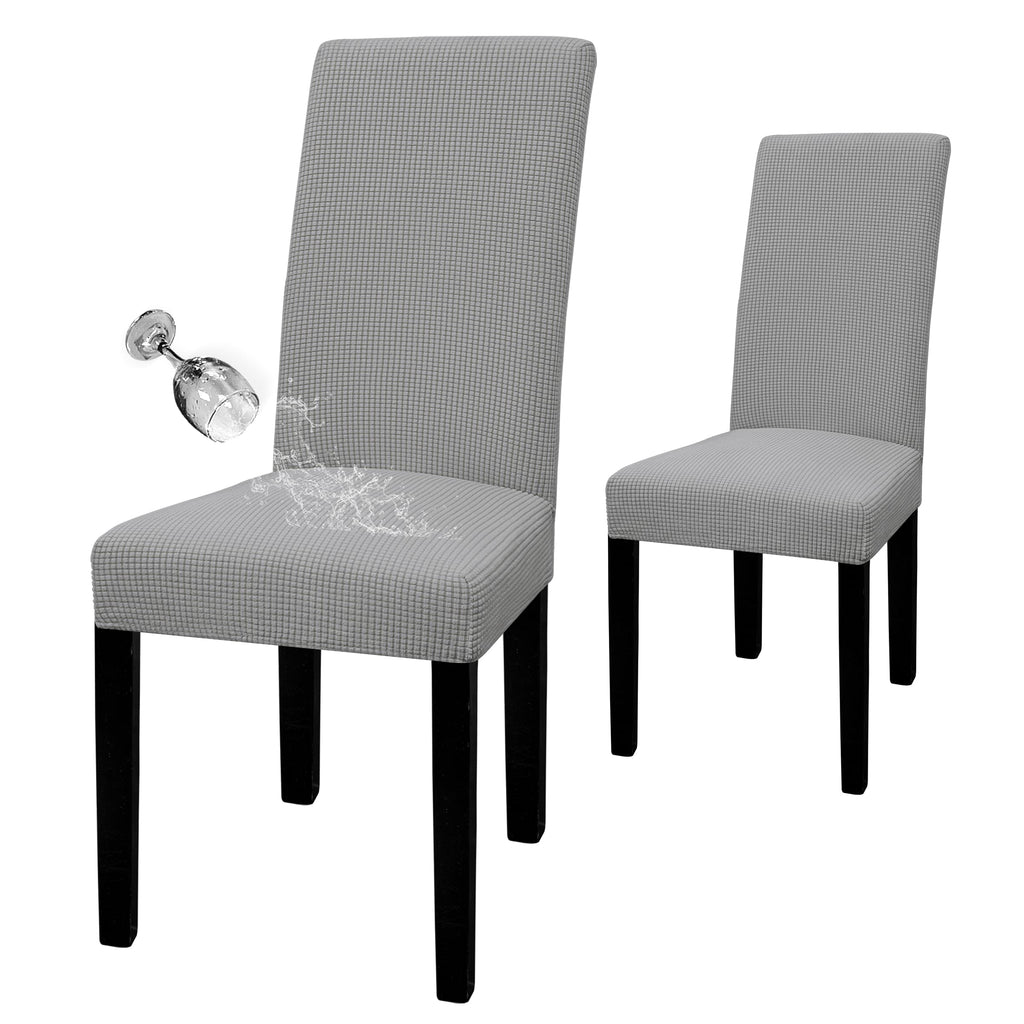 Easy-Going 100% Waterproof Dining Room Chair Covers Set of 6, Large