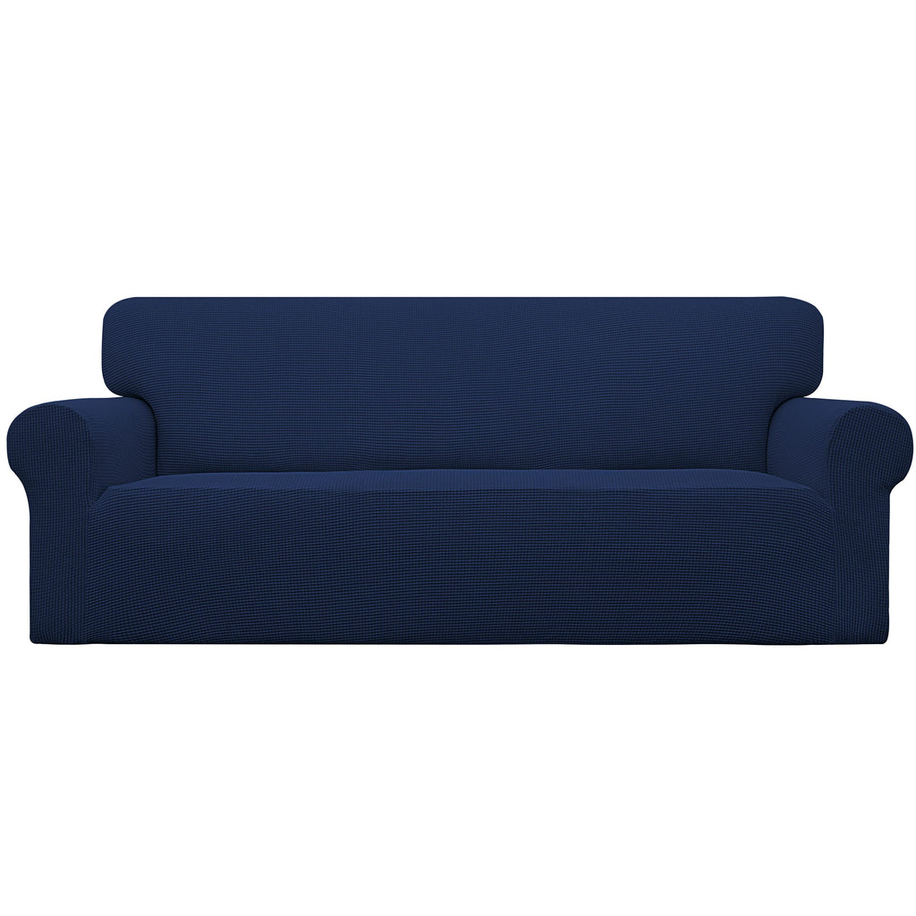 Easy-Going Stretch Loveseat Couch Covers Washable Cream