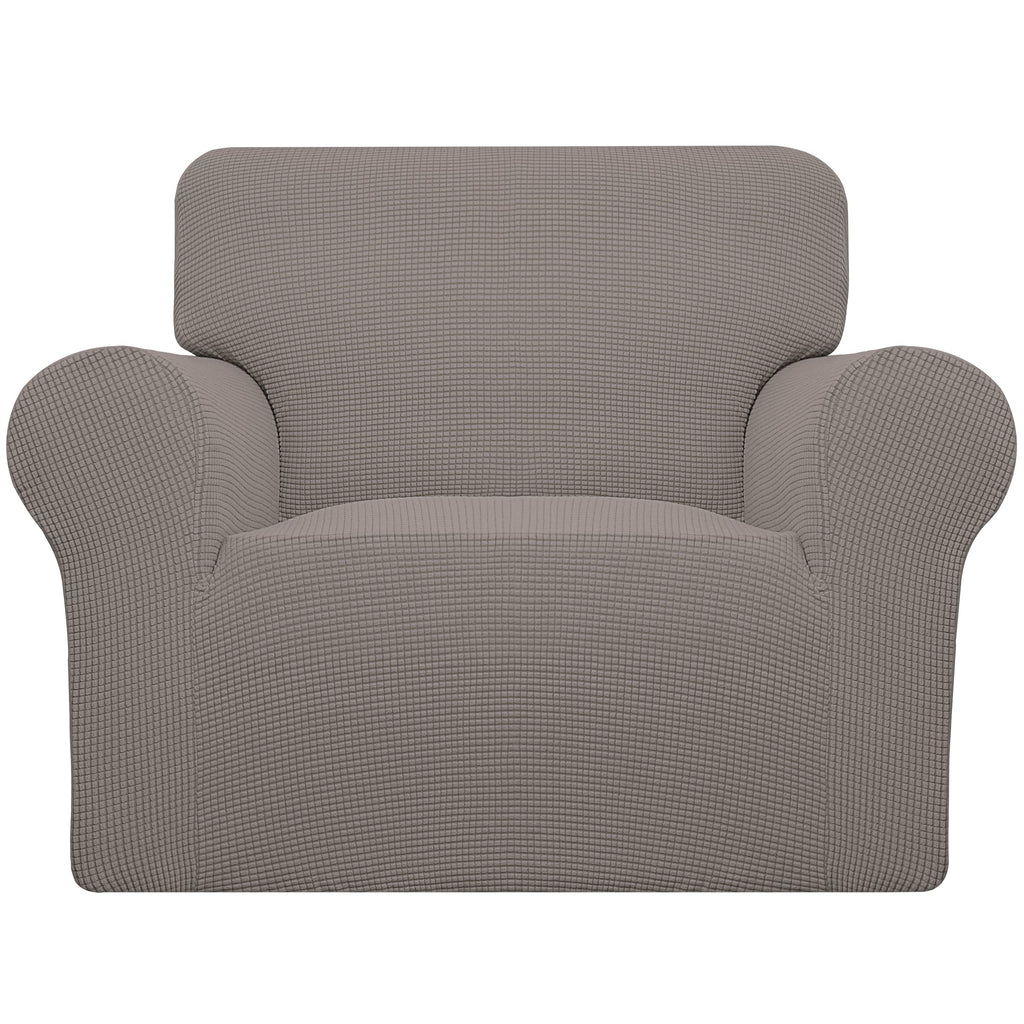 Easy-Going Stretch Loveseat Couch Covers Washable Cream