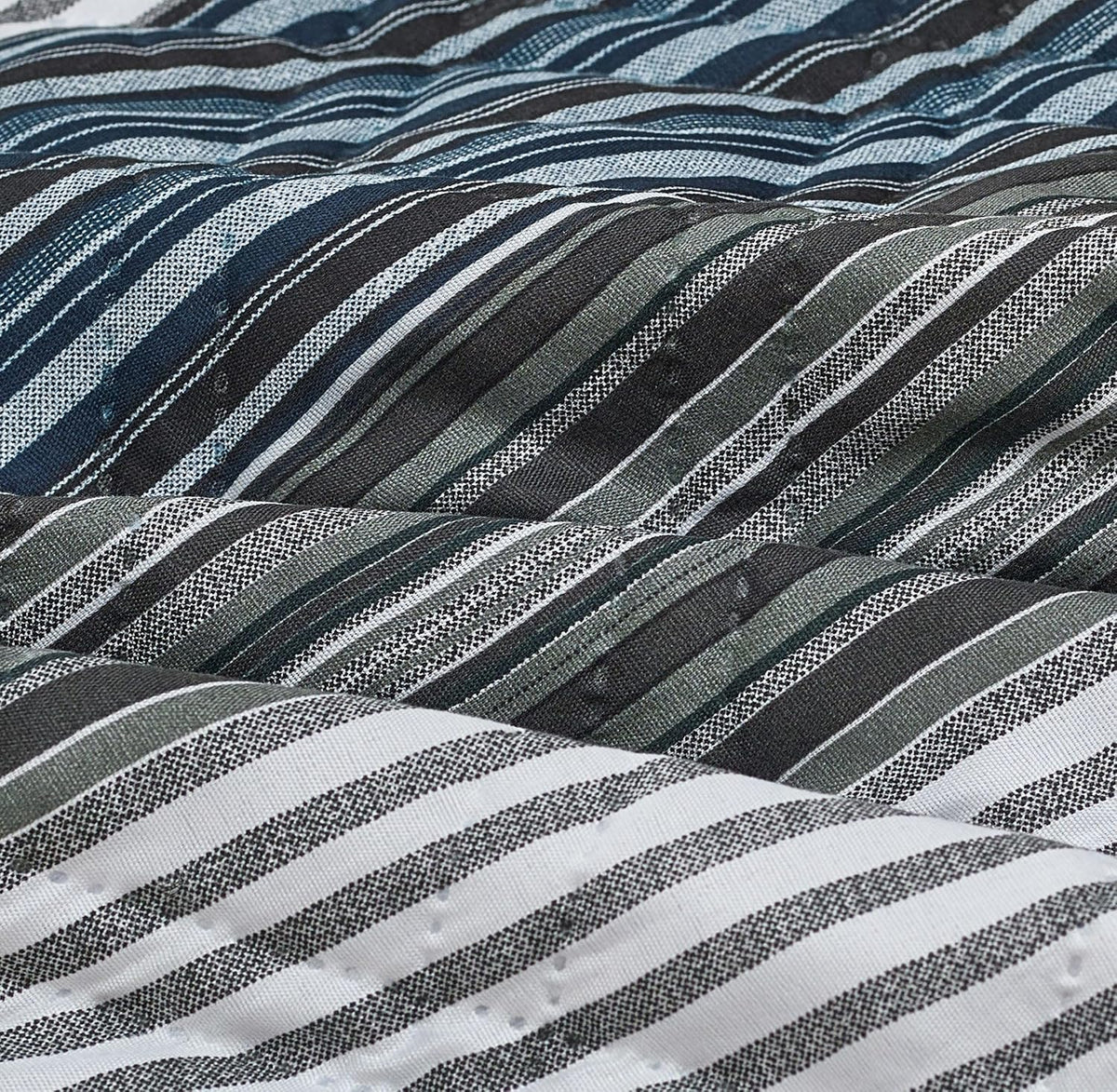 Brilliant Sunshine Multi Grey Stripes Couch Loveseat Slip Cover for Dogs