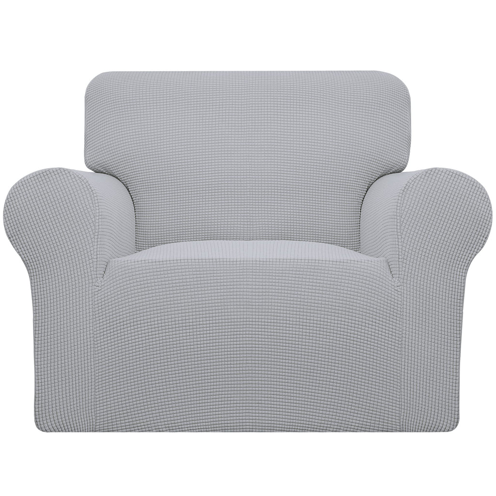 Easy-Going Stretch Loveseat Couch Covers Washable Cream
