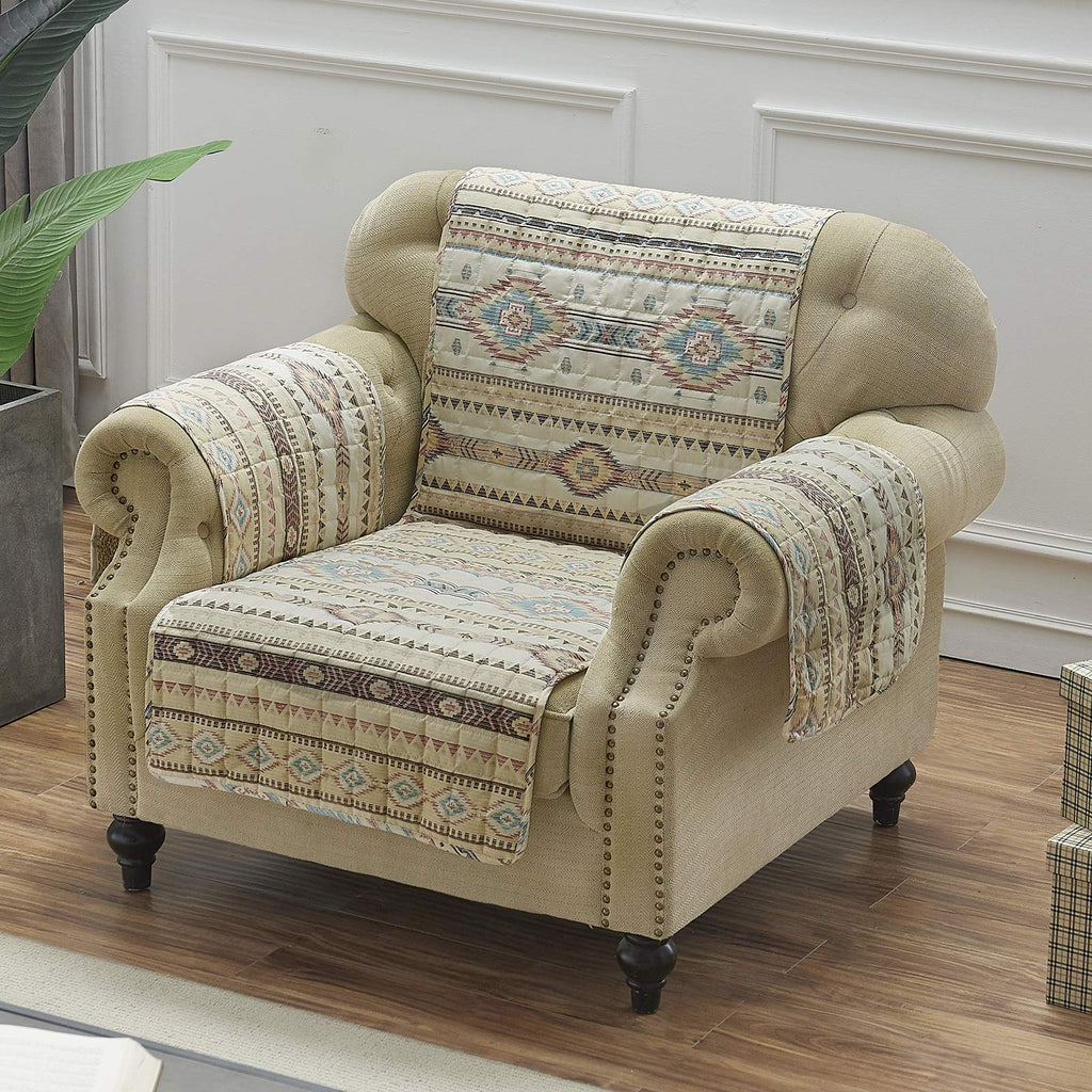Barefoot Bungalow Phoenix Furniture Slipcover, Loveseat, Tan
