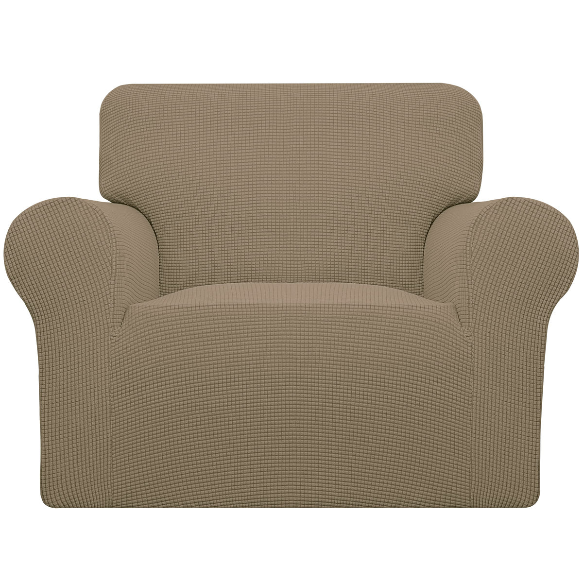 Easy-Going Stretch Loveseat Couch Covers Washable Cream