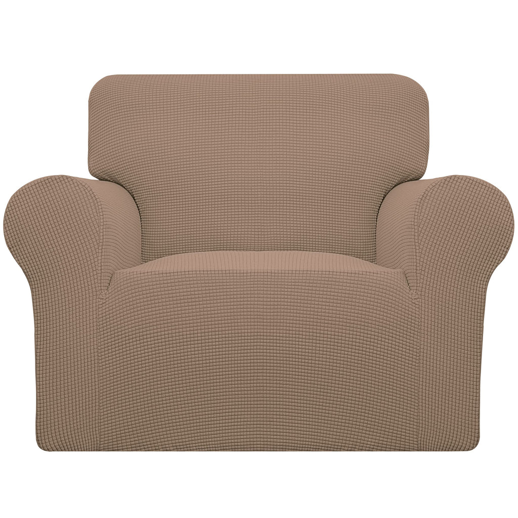 Easy-Going Stretch Loveseat Couch Covers Washable Cream