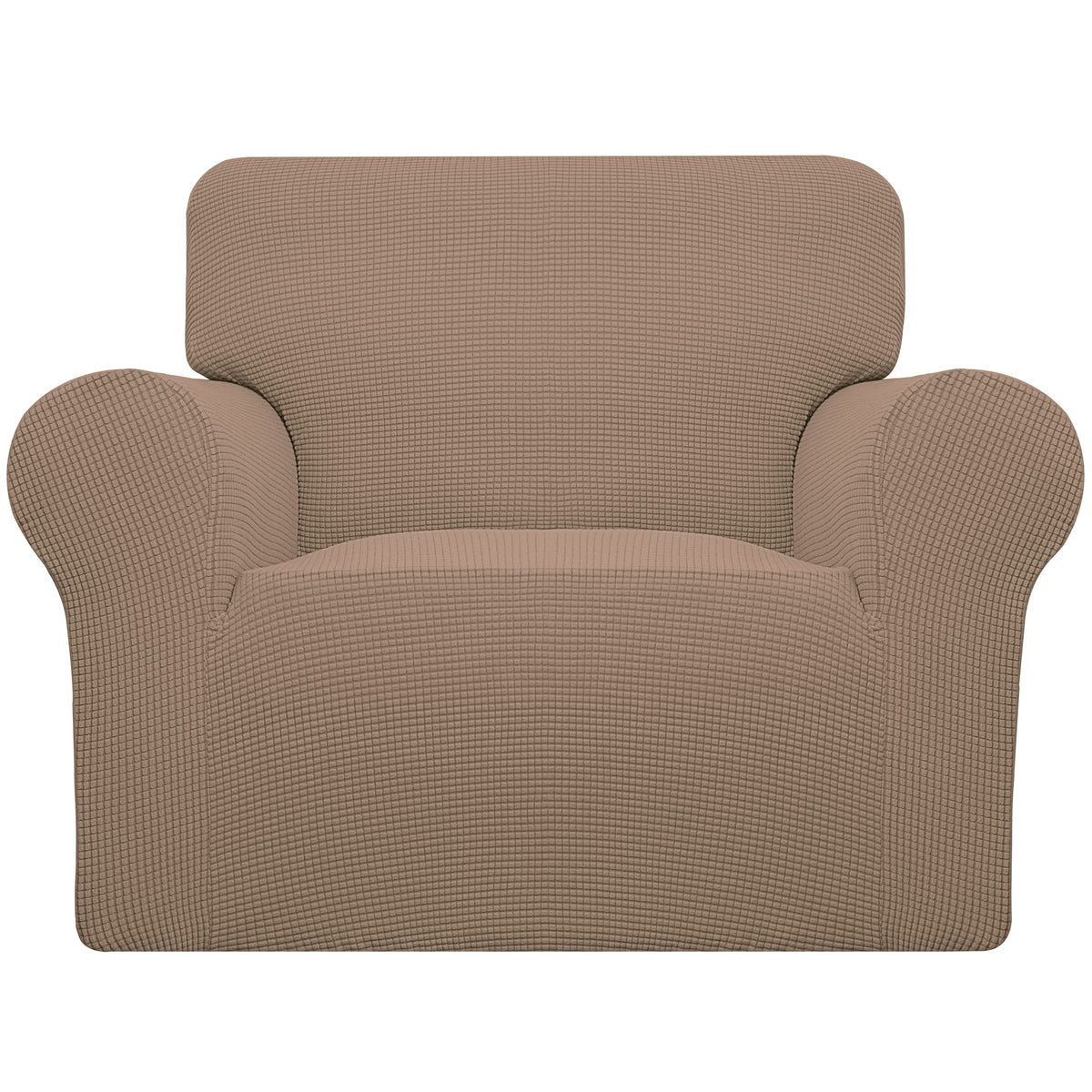 Easy-Going Stretch Loveseat Couch Covers Washable Cream