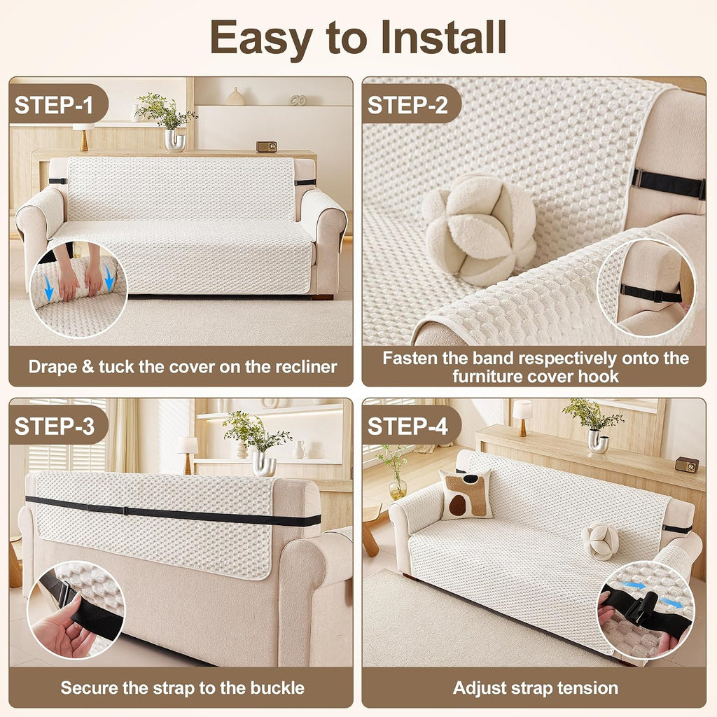 Waterproof Couch Cover for Dogs, Sofa Covers for Loveseat Washable