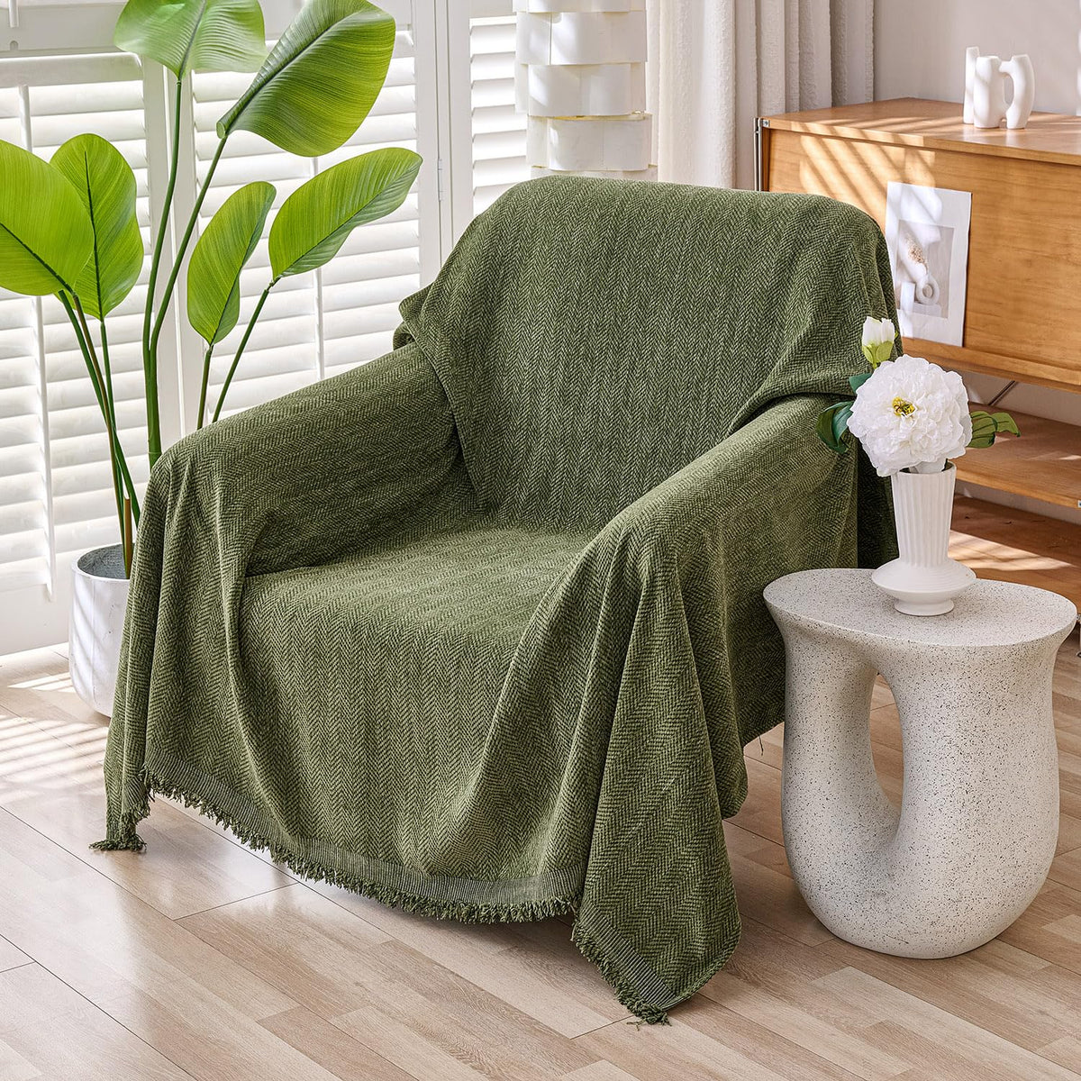 Erke Loveseat Cover Sheet Blanket, Machine Washable Non Slip Chenille Cushion Slipcover for Pets, 2-Seater Love seat Sofa Bed Chair Slip Covers Furniture Decor Protector