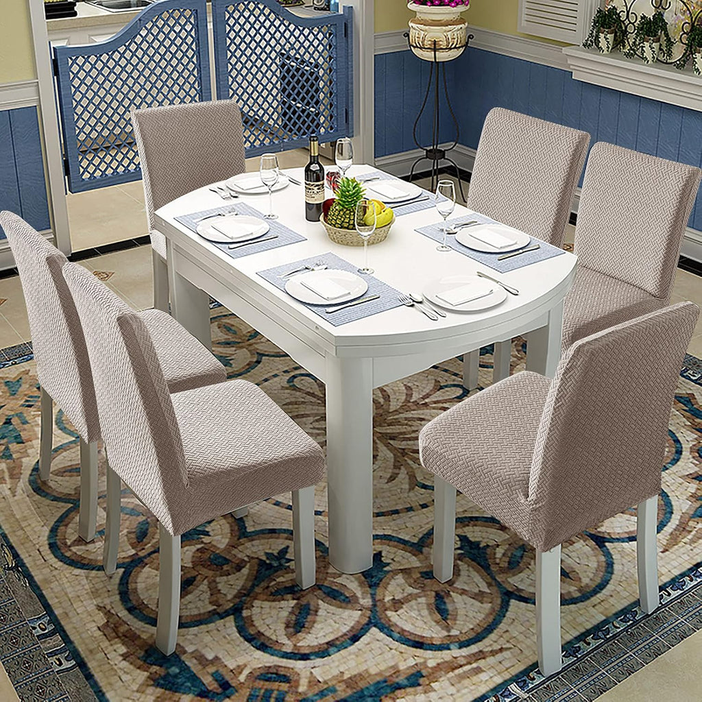 Genina Waterproof Chair Covers for Dining Room Chair Slipcovers Set of 4