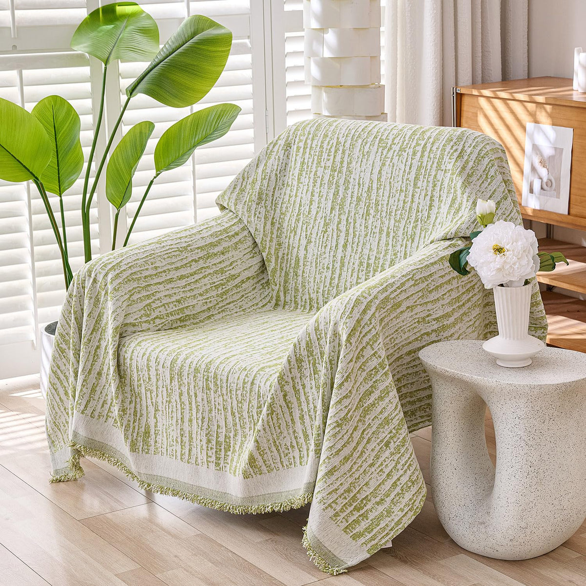 Erke Loveseat Cover Sheet Blanket, Machine Washable Non Slip Chenille Cushion Slipcover for Pets, 2-Seater Love seat Sofa Bed Chair Slip Covers Furniture Decor Protector