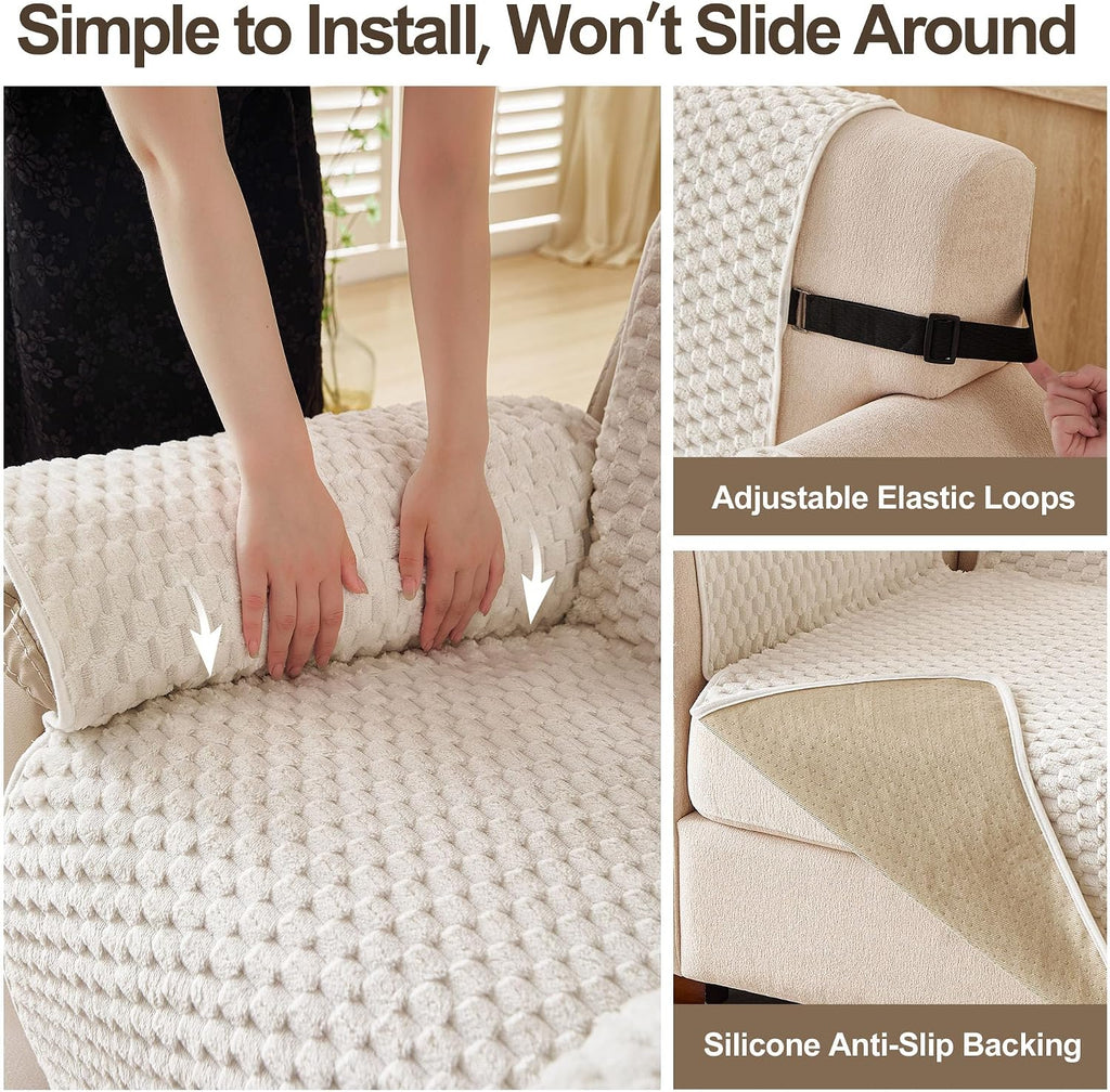 Waterproof Couch Cover for Dogs, Sofa Covers for Loveseat Washable