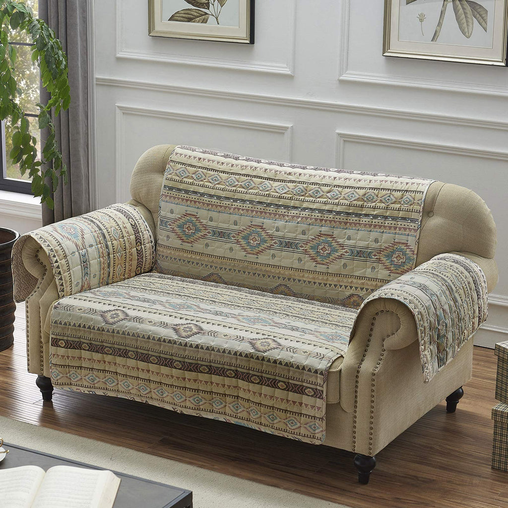 Barefoot Bungalow Phoenix Furniture Slipcover, Loveseat, Tan