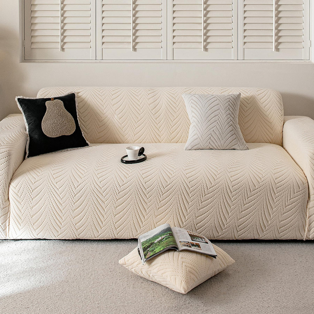 Stretch Sofa Cover for 2-3 Cushion Couch, Washable Couch Cover for Sofa & Loveseat, Non-Slip Sofa Slipcover for Furniture Protection, Soft Couch Covers for Sofa, Pet Friendly