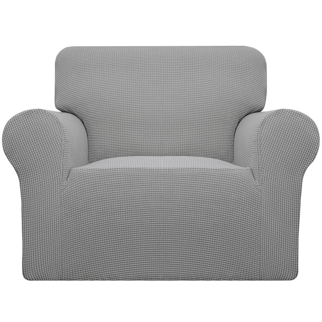 Easy-Going Stretch Loveseat Couch Covers Washable Cream
