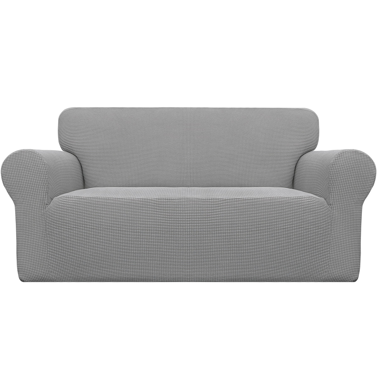Easy-Going Stretch Loveseat Couch Covers Washable Cream