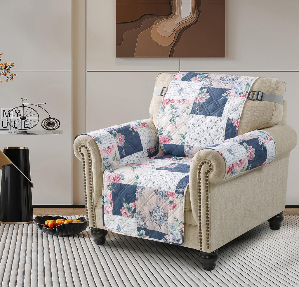 Brilliant Sunshine Multi Grey Stripes Couch Loveseat Slip Cover for Dogs