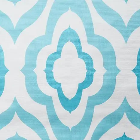 Design Imports Ikat Vinyl Tablecloth